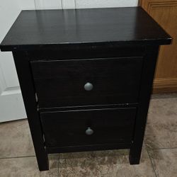 2 DRAWER END TABLE BLACK IN COLOR