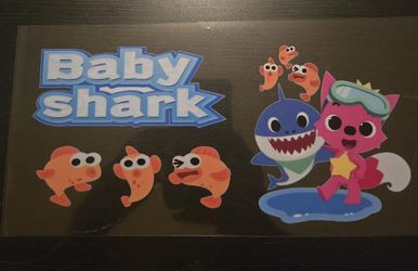 Baby Shark UV Sticker