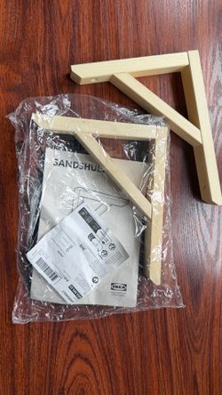 IKEA new wood wall shelf brackets
