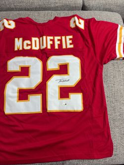 Trent McDuffie Signed Autograph Custom Jersey - JSA Coa - Kansas City Chiefs