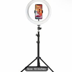 10 Inch LED Circle Light Photo Studio Speedlight, Ring Light, Photography