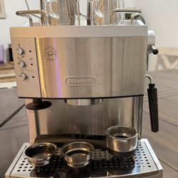 Delonghi Espresso Machine Latte Cappuccino W/accessories
