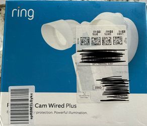 RING floodlight cam wired plus