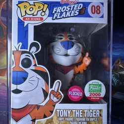 Funko Pop! Ad Icons Frosted Flakes #08 Tony The Tiger Flocked Limited LE 2000