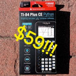 Brand New!!! TI-84 Plus CE Python Graphing Calculator 