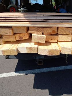 2X4' X7' and 2X6' X 7 ' rough cut