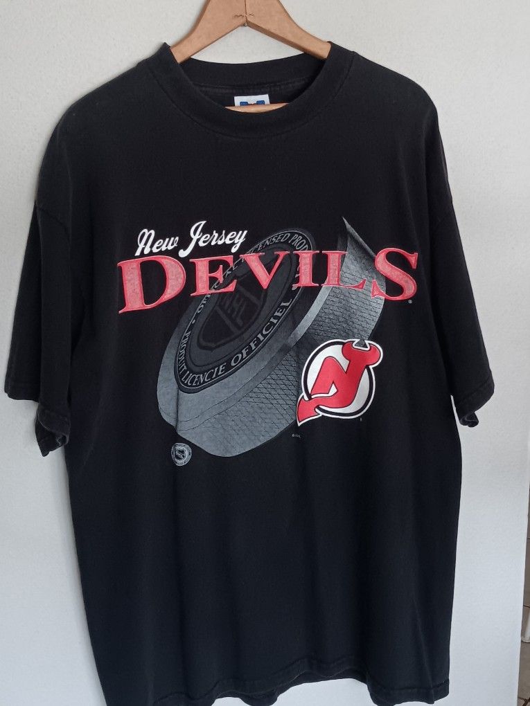 Vintage 90s New Jersey Devils Tshirt Size Xl