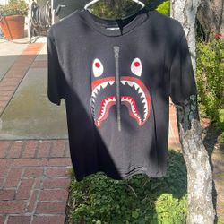 Bape Shark zip Tshirt
