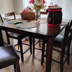 Tall dinning Table Set