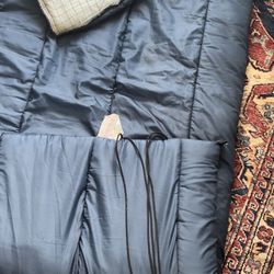 Vintage Coleman Tall Adults Red Sleeping Bag Heavy Duty Cushioned Camping Gear