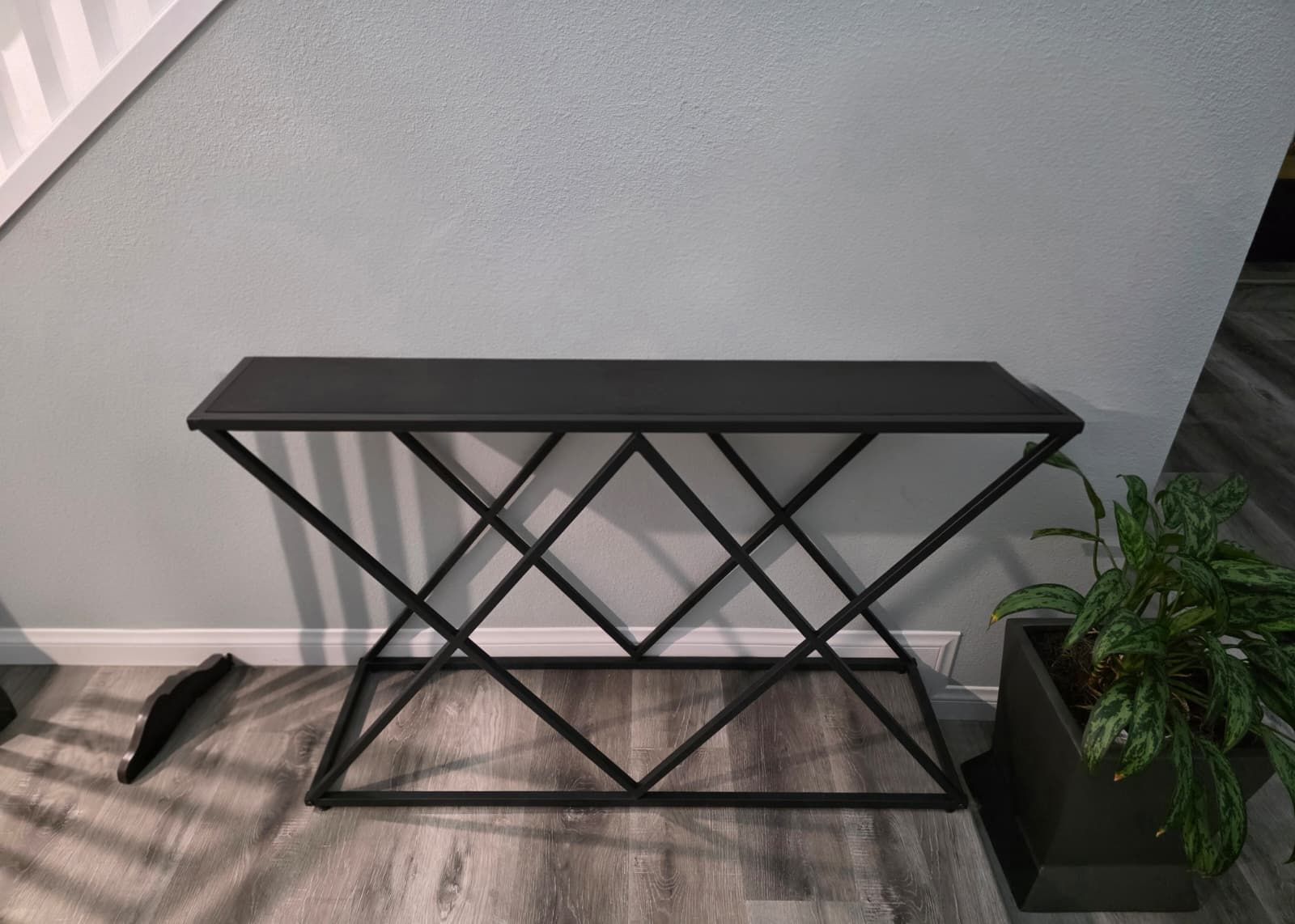 π€ Modern Black Metal Console Table π€