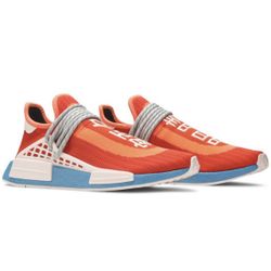 Adidas Pharrell × NMD Human Race 'Extra Eye - “Bold Orange” - Size 9.5