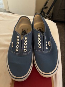 Vans Authentic Blue Canvas Sneakers Women’s Size 9