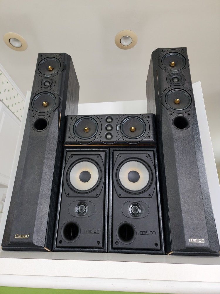 Mission Home Theater Speakers Made In England 