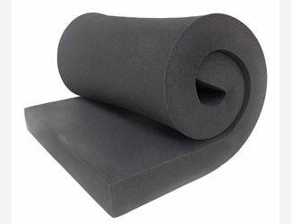 AK TRADING CO. 5" H X 30" W X 72" L CertiPUR-US® Certified Rubber Foam Sheet Cushion (Seat Replacement, Upholstery Sheets, Foam Padding, Acoustic Foam
