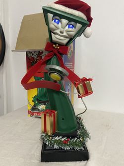 Frank E. Post singing light post 