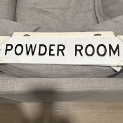 Bathroom Sigh  (powder Room ) 