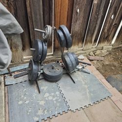 Vendo Todo O Por Separado Pesas Y Maquinas De Ejercicio 