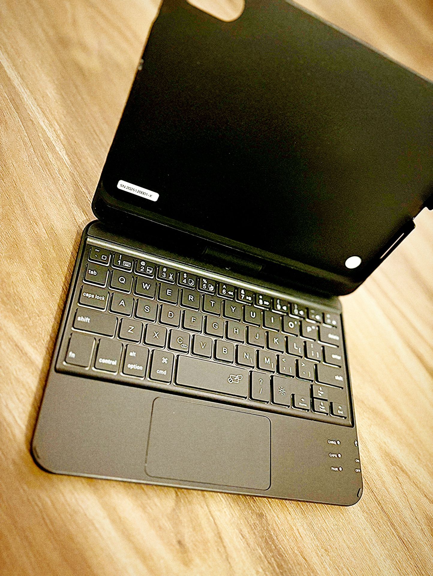 NEW! iPad Mini Keyboard Case 360° Touchpad – Backlit & Rechargeable