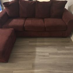 Red couch - great condition