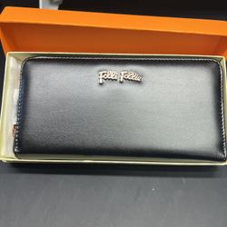 Folli Follie Black Leather Wallet