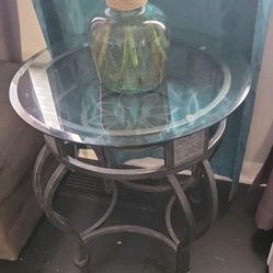 Glass Coffee Table Set