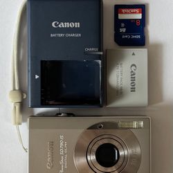 Canon PowerShot SD790 IS Digital Elph Camera Working Like New Original Battery No Box