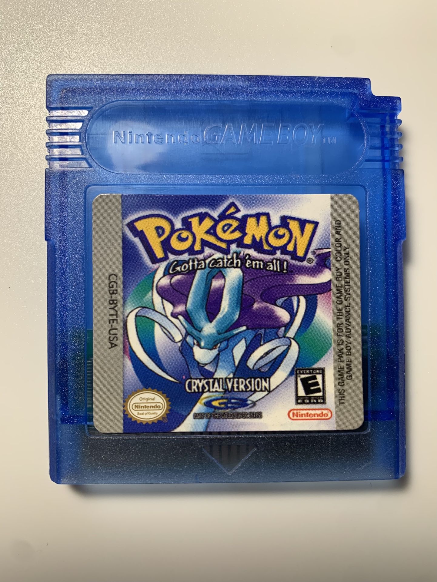 Pokemon Gameboy Game Crystal Version