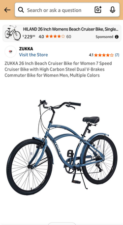 Brand New 26" Beach Cruiser