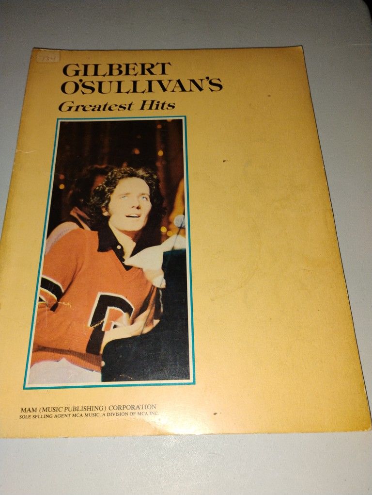 Gilbert O'Sullivan Sheet Music Book