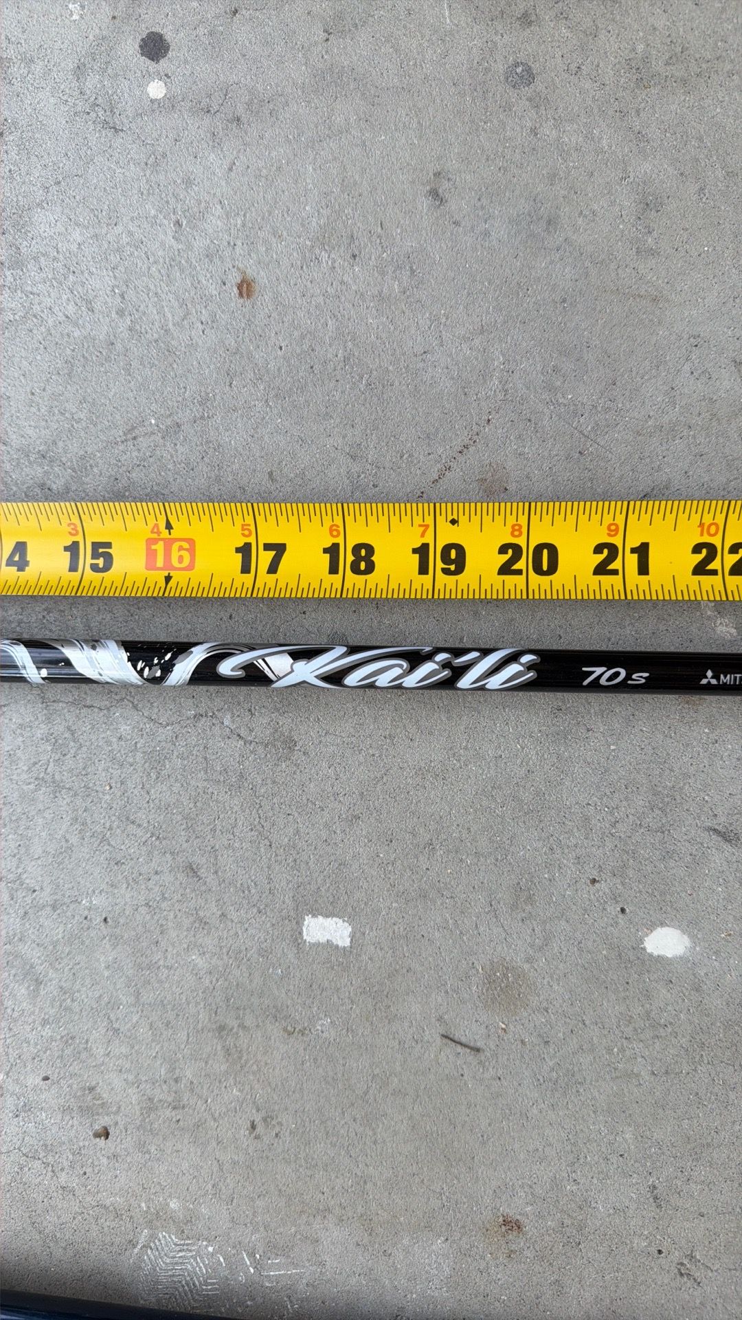 Mitsubishi Kaili white fairway wood shaft