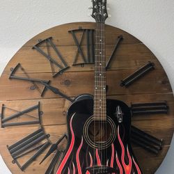 Acoustic Guitar Dean Musical Instruments With Gig Bag