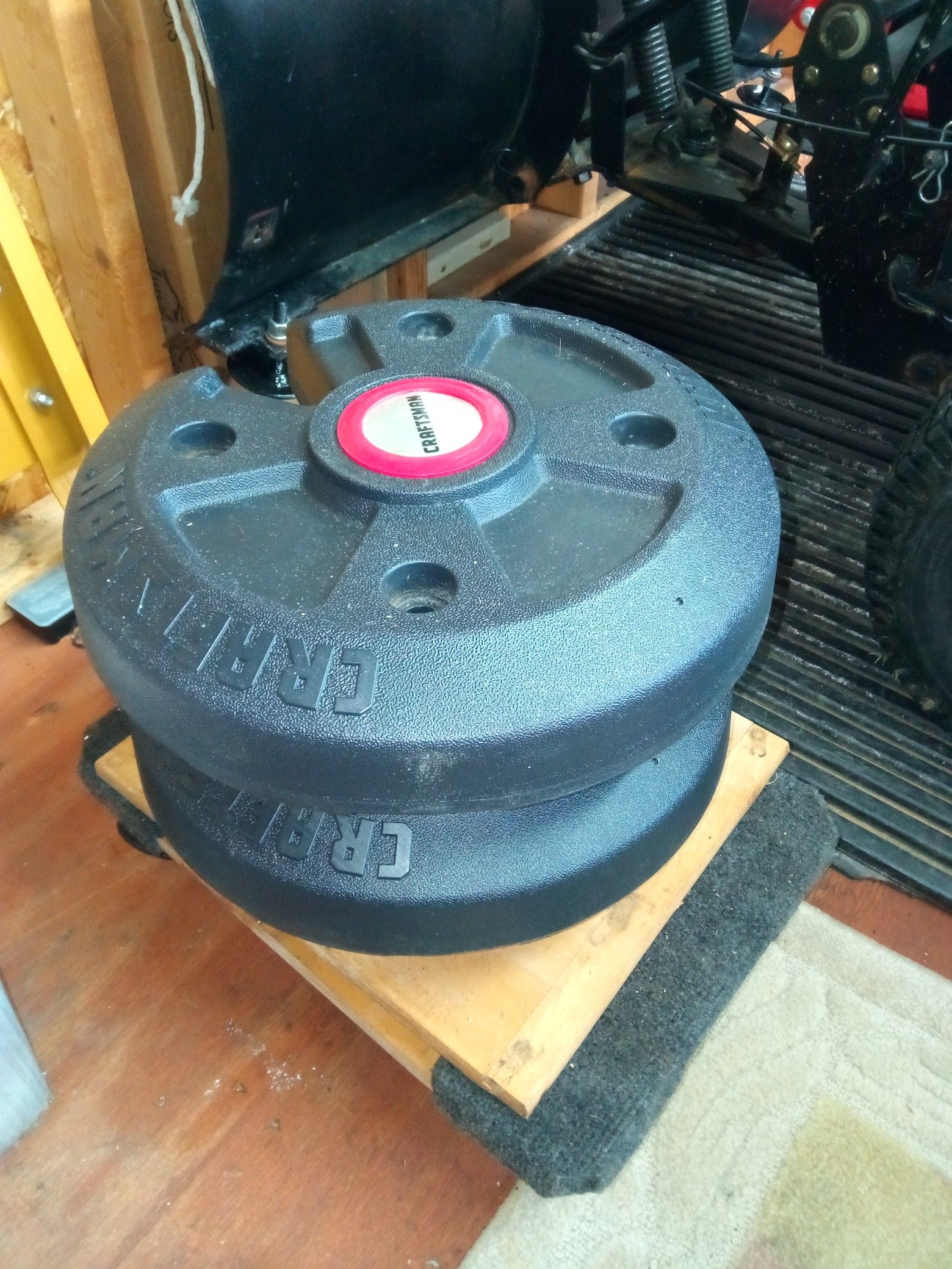 Craftsman 12" tractor wheel weights