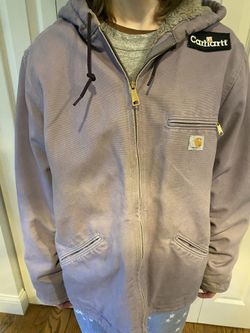 Carhartt Women’s WJ141 Sherpa-Lined Jacket – Faded Lavender (XL)