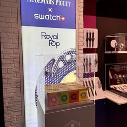 Royal Oak Audemars Piguet Swatch Watch Pop