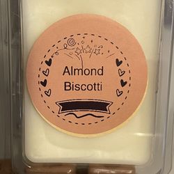 Candle Wax Melt Almond Biscotti