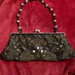 Apt 9 Beaded Clutch Purse 