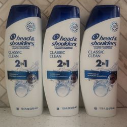 Head & Shoulders 2 in 1 12.5 FL OZ $4 each