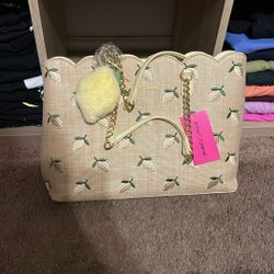 Betsy Johnson Big Lemon Purse 