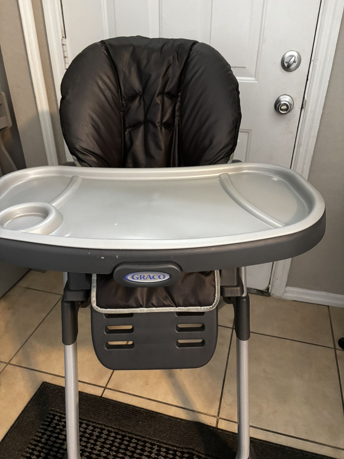 High Chair And Diaper Pail