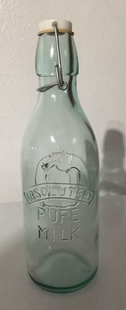 Absolutely Pure Milk Bottle Glass
