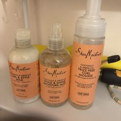 Shea Moisture Products. 