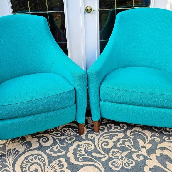 Accent  Chairs, MCM style, Super Comfy, EUC!