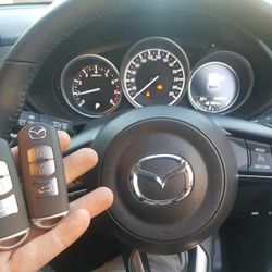 Mazda new key fob