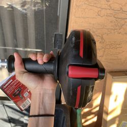 1/4 in. x 25 ft. Drill Drain Snake Power Drum Auger