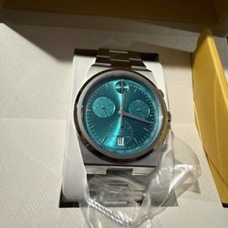 (Brand New) Movado Chronograph Watch // Silver & Tiel