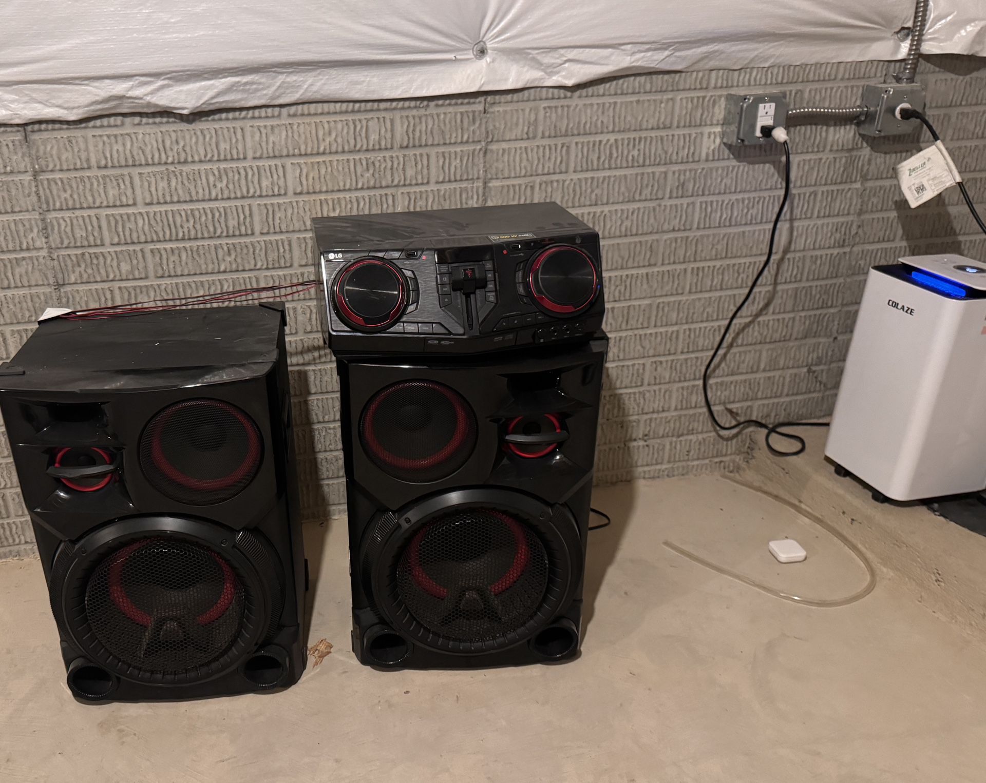 3500 Watt LG Bluetooth Party Speakers