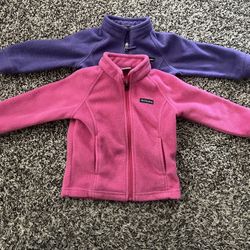 Girl’s Columbia Fleece Sweaters 2T