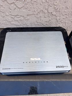 SSL Evolution EV2500M Monoblock Car Amplifier