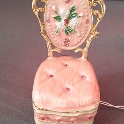 Pink Chair Trinket/Ring Box